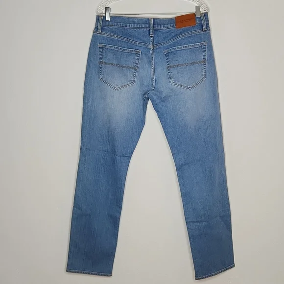 Lucky Brand 121 Slim Straight Distressed Jeans